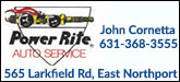 Power Rite Auto Service Sponsorship Banner
